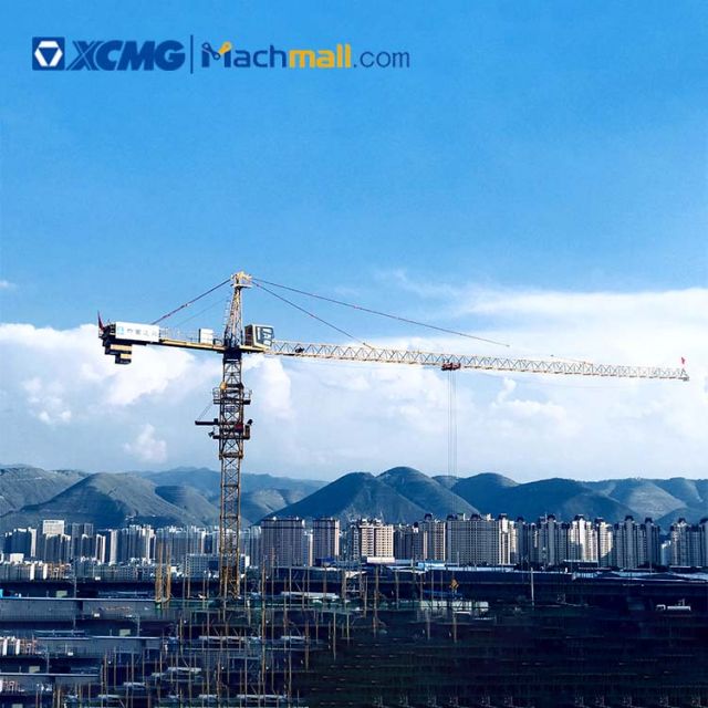 China cheap price XGA6013-8S topkit tower crane 60m arm length with attach for sale
