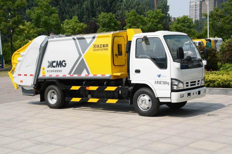 XCMG XZJ5070ZYSQ5 3 ton small garbage compactor machine