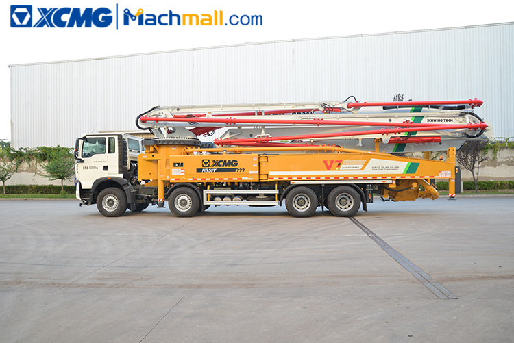 XCMG concrete pump machine diesel with HOWO chassis HB58V for sale