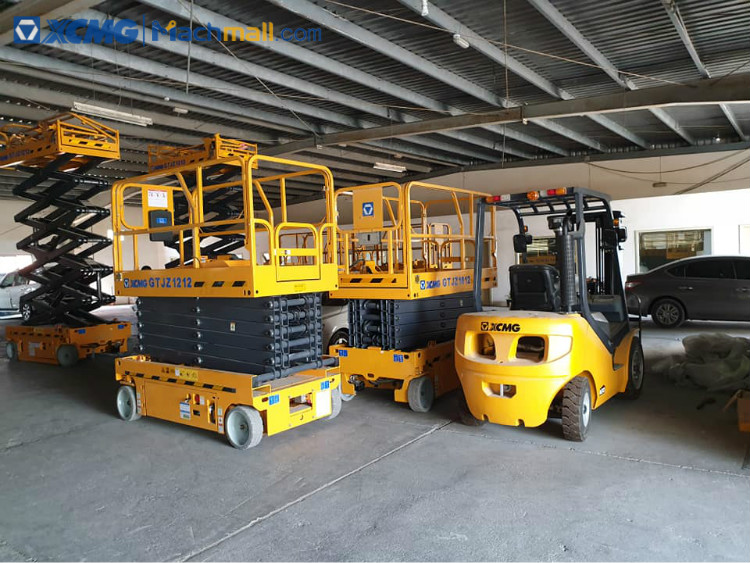 XCMG 10m Rated Loading 450kg motorcycle scissor lift XG1012HD price