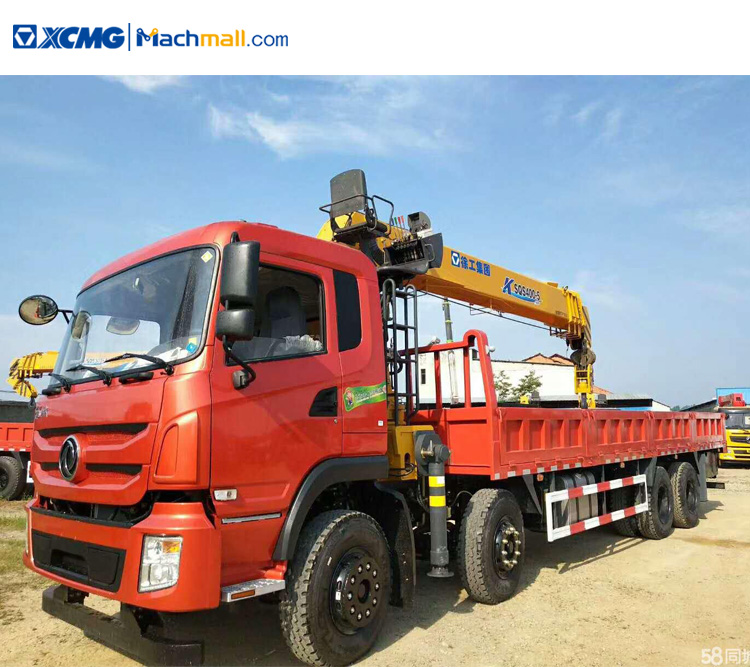 XCMG 8*4 16 ton hydraulic construction mobile truck with crane price