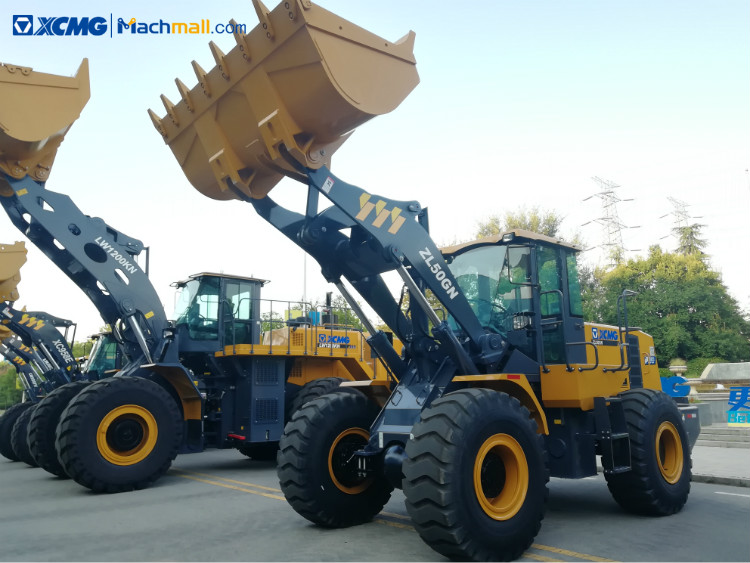 Wheel loader for sand with 4.5m3 buckets ZL50GN in Argentina