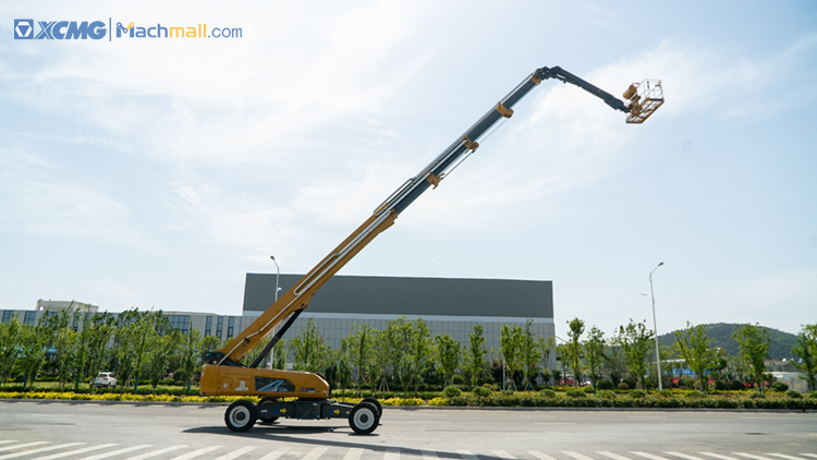 XCMG XGS50K 50m straight arm aerial work platform telescopic boom lift with 62.5kw engine price