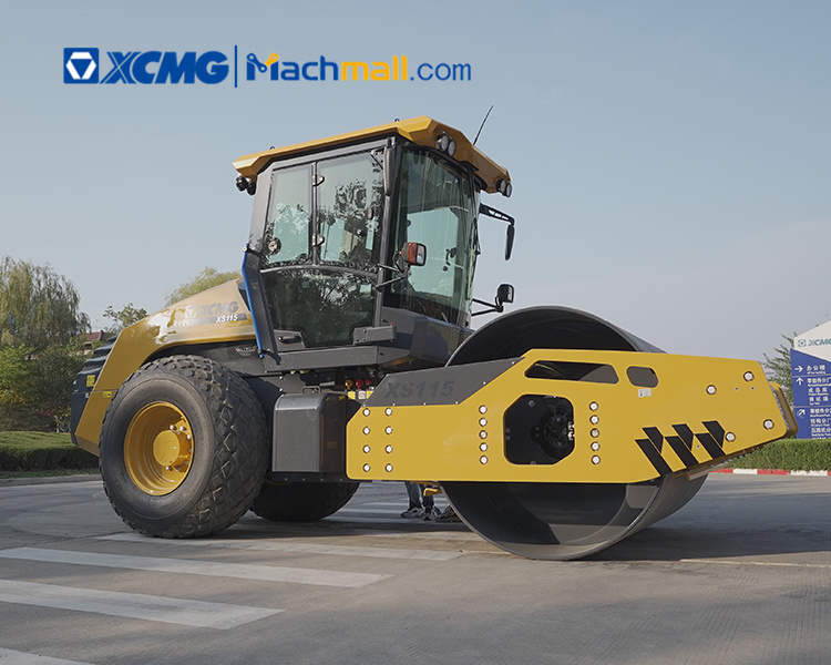 XCMG official 10 ton road roller XS115 with CE price