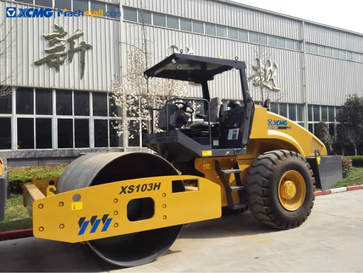 XCMG XS103H 10 ton hydraulic drive road roller with high quality price