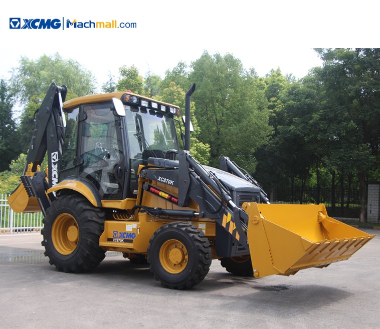 XCMG XC870K 2.5 ton new China tractor with loader and backhoe for sale