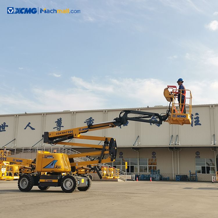 XCMG 16m small boom lift XGA16AC electric articulated boom lift platform price