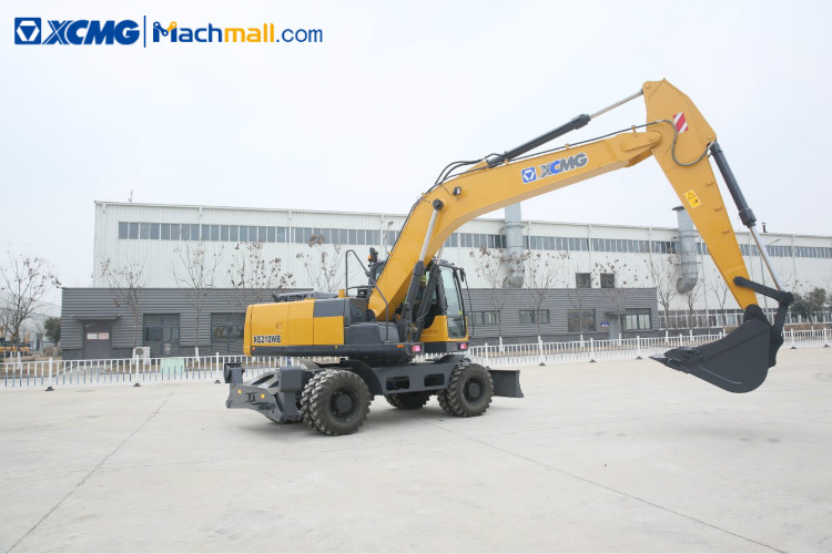 XCMG wheeled excavator 20 ton excavator with tires XE210WB price