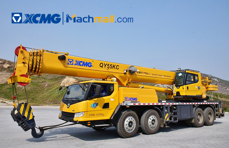 XCMG 55 ton hydraulic truck crane QY55KC price