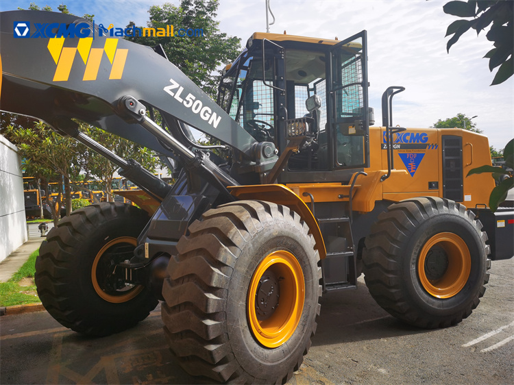 XCMG manufacturer 5 ton loader with Protective Cab Screen with good price