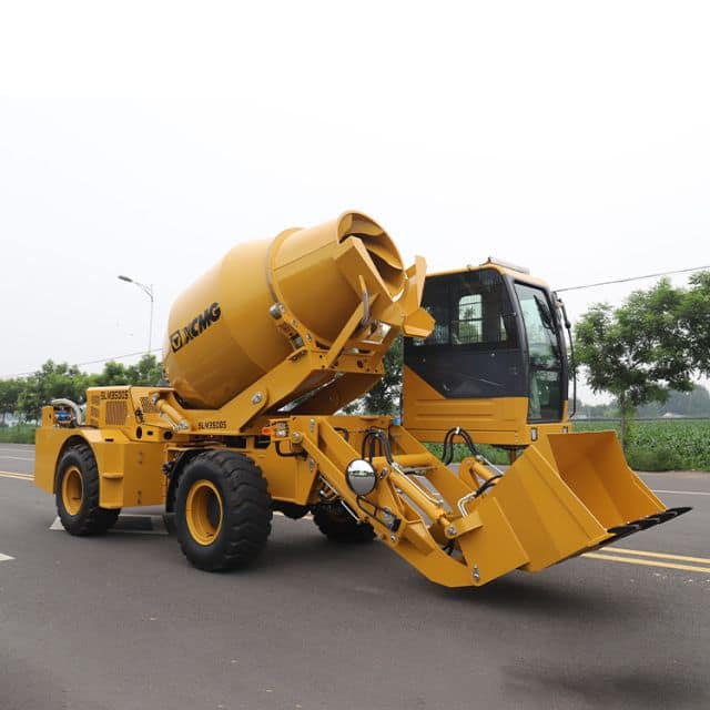 XCMG HT3.5 cubic left front drive two-way self-loading mixer SLM3500S PRICE
