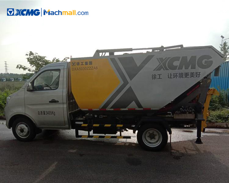 XCMG 3 ton compactor dump garbage truck for sale