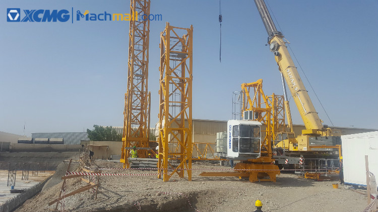 XCMG Manufacturer 10 ton small luffing tower crane for sale