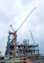 XCMG brand construction crane XGL300A-18S 60m length 18 ton luffing jib tower crane for sale