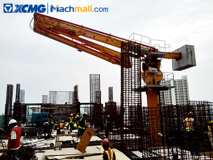 China XCMG concrete placing boom HGP32 with SCHWING technology for sale