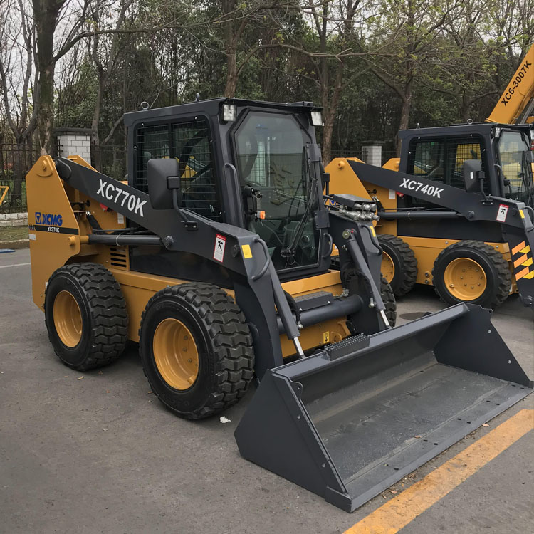 XCMG skid steer wheel loader 1 ton XC770K price