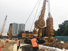 XCMG official trenching machine Trench Cutter Piling Machine XTC80-85 for sale