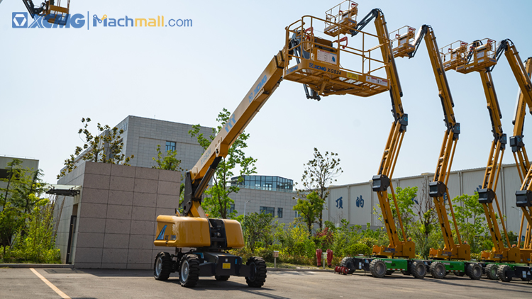 XCMG 24m Straight arm telescopic mobile towable trailer lift hydraulic lift platform for sale