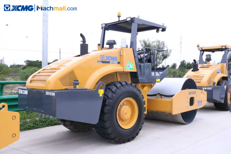 XCMG XS103H 10 ton hydraulic drive road roller with high quality price