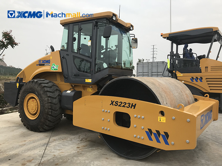 XCMG 22 ton single drum road compactor XS223H price