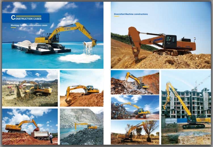 XCMG XE215C 20 ton excavator machine with catalog PDF for sale