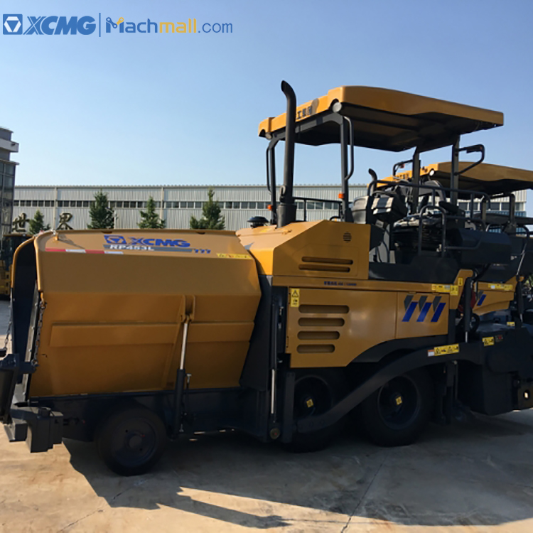 XCMG official special offer 4.5m paving width wheel concrete paver machine price