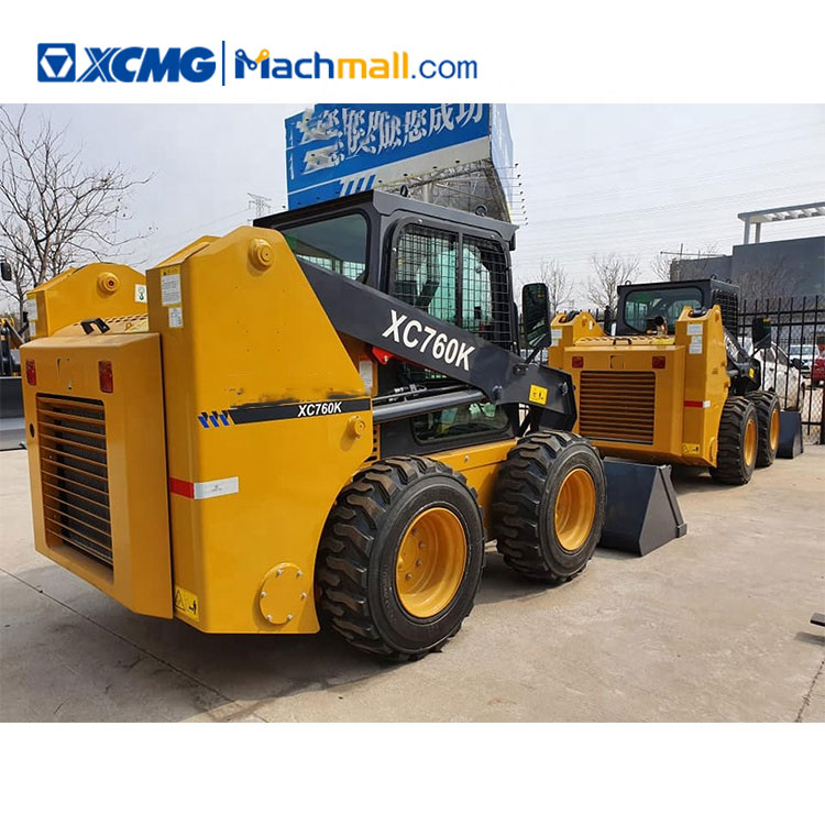 XCMG offical hot sale skid steer loader XC760 for sale