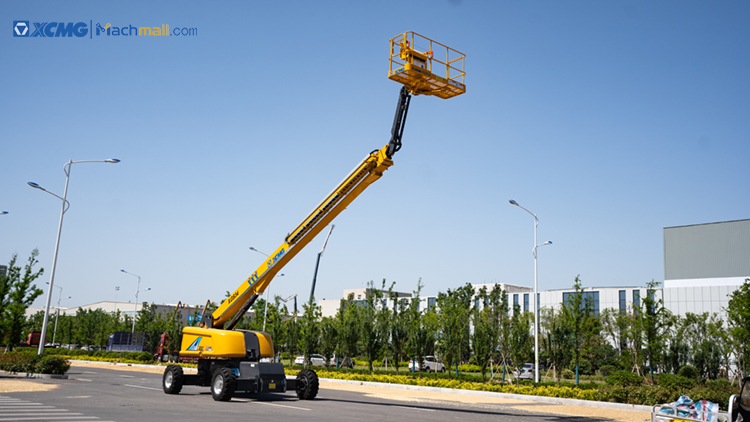 XCMG official XGS34 34m new telescopic straight arm platform boom lift for sale