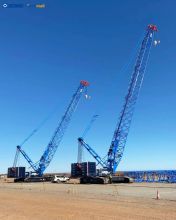 China XCMG hydraulic crawler crane 80 ton XGC85 price