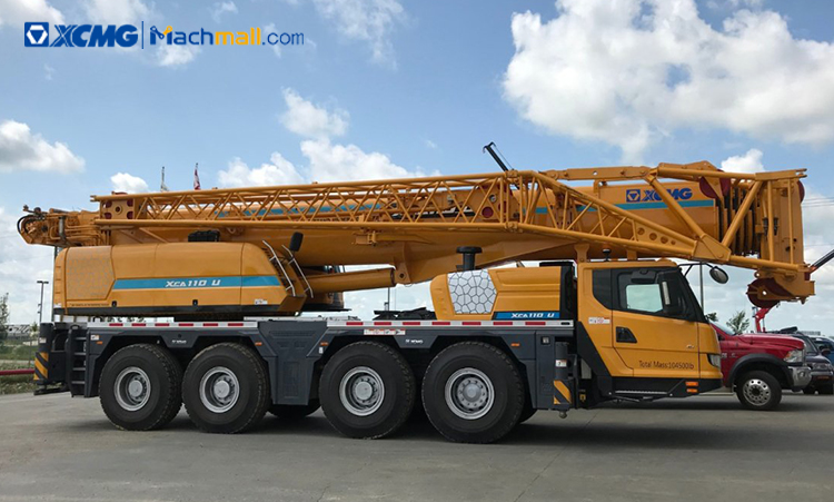 XCMG 110 ton all terrain crane XCA110_U price