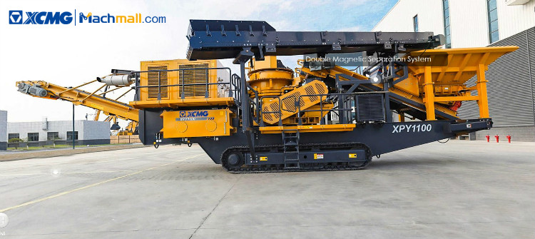 XCMG manufacturers 2400mm mobile crawler hydraulic stone cone crusher for sale