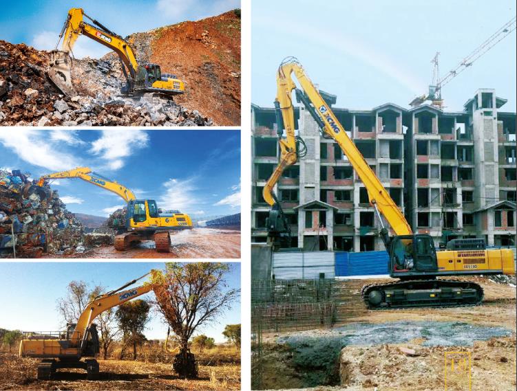 XCMG 22 ton hydraulic excavator machine with excavator accessories price