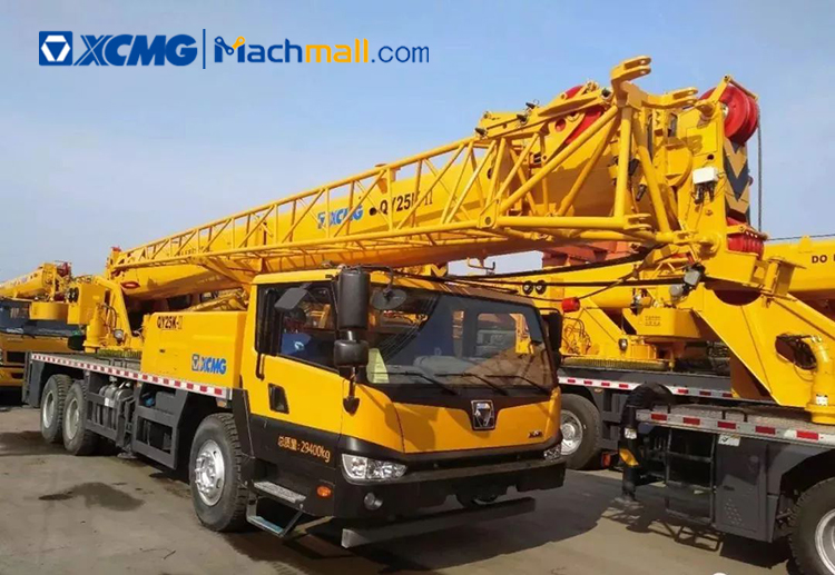 XCMG official 25 ton hydraulic mobile truck cranes QY25K5-II price