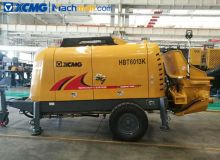 XCMG Official concrete pump trailer HBT6013K 40M3/H Productivity price