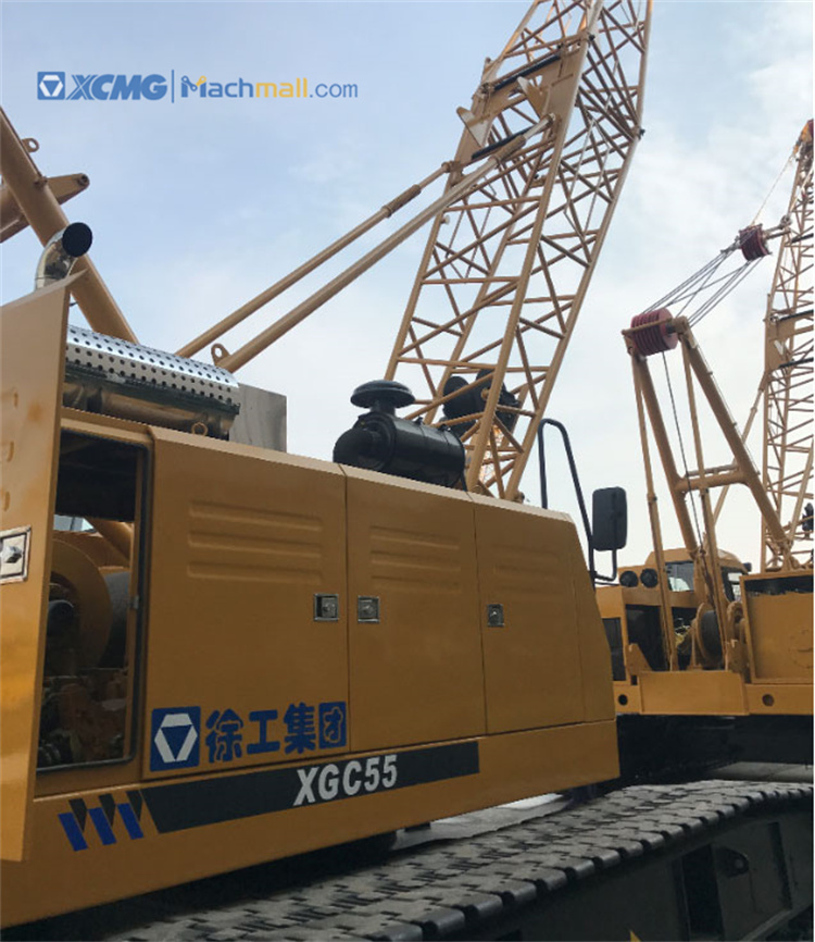 XCMG 55 ton crawler crane XGC 55 with catalog PDF