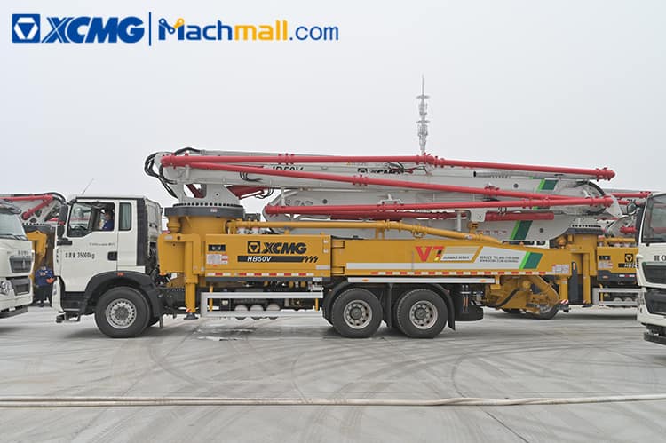 HB50V XCMG new truck concrete pump with HOWO chassis for sale