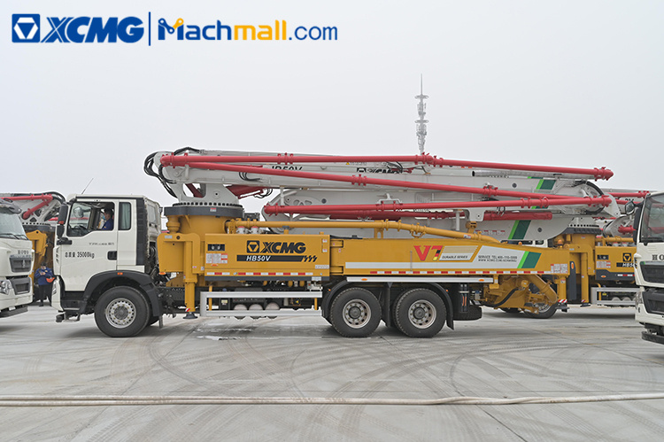 HB50V XCMG new truck concrete pump with HOWO chassis for sale