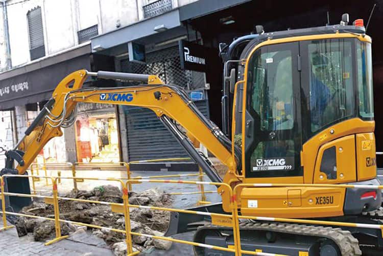 XCMG XE35U 4 ton Mini Hydraulic Digger Excavator for sale