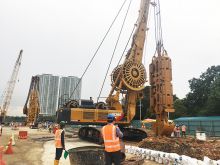 XCMG Official Manufacturer Trench Cutter XTC80 Diaphragm Wall Grab for sale