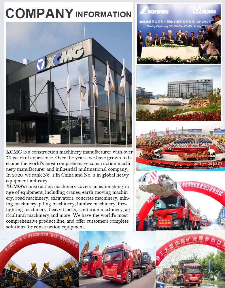 XCMG 55 ton crawler crane XGC 55 with catalog PDF