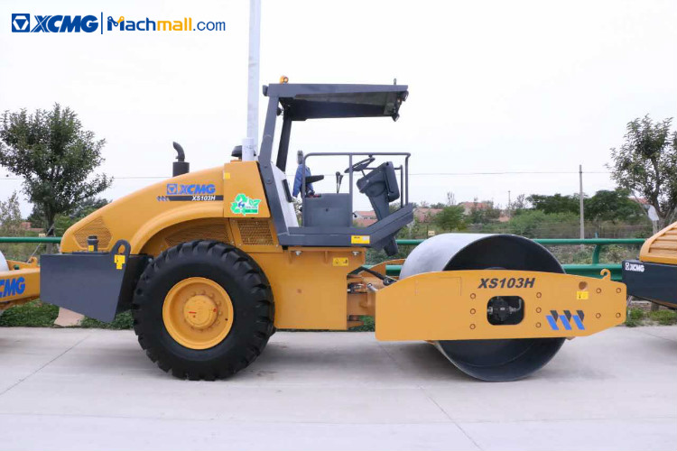 XCMG XS103H 10 ton hydraulic drive road roller with high quality price