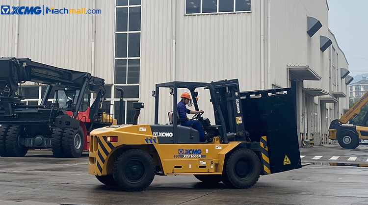 XCMG official new 15 ton forklift with 3-5m mast height for port warehouse price