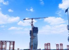 XCMG brand 80m radius 25 ton stationary flat top tower crane XGT600-25S for sale