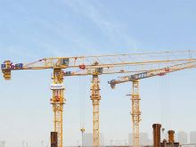 XCMG brand 80m 40 ton topless tower crane XGT800-40S stationary tower crane for sale