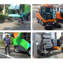 Four wheeled pure suction sweeper DX2000 for sale