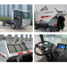 Four-wheeled rear bucket garbage truck YLHG4-35 price