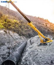 XCMG Construction machinery XGC55T 50 ton mobile telescopic crawler crane for sale