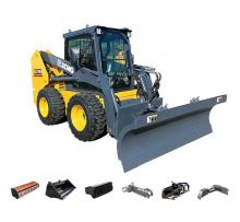 XCMG Official multifunctional mini skidsteer loaders XC740K 1 ton China new skid steer loader price