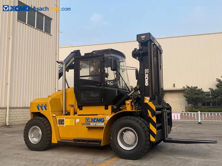XCMG official new 15 ton forklift with 3-5m mast height for port warehouse price