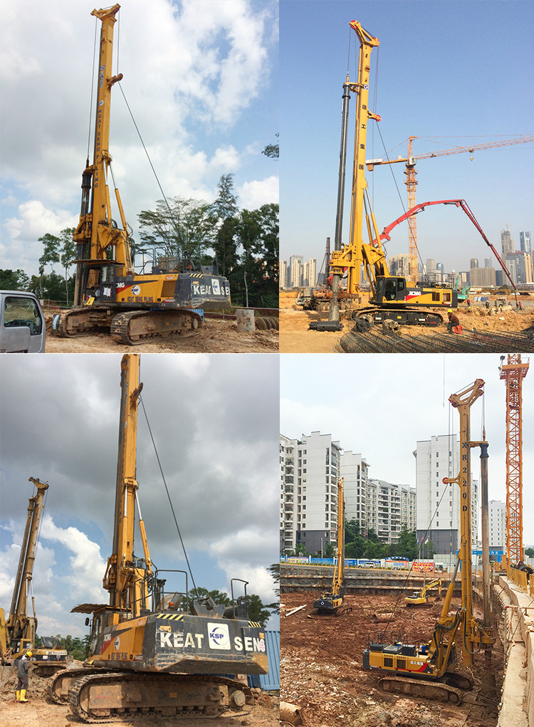 XCMG official 150kN hydraulic rotary drilling rig XR150DIII price